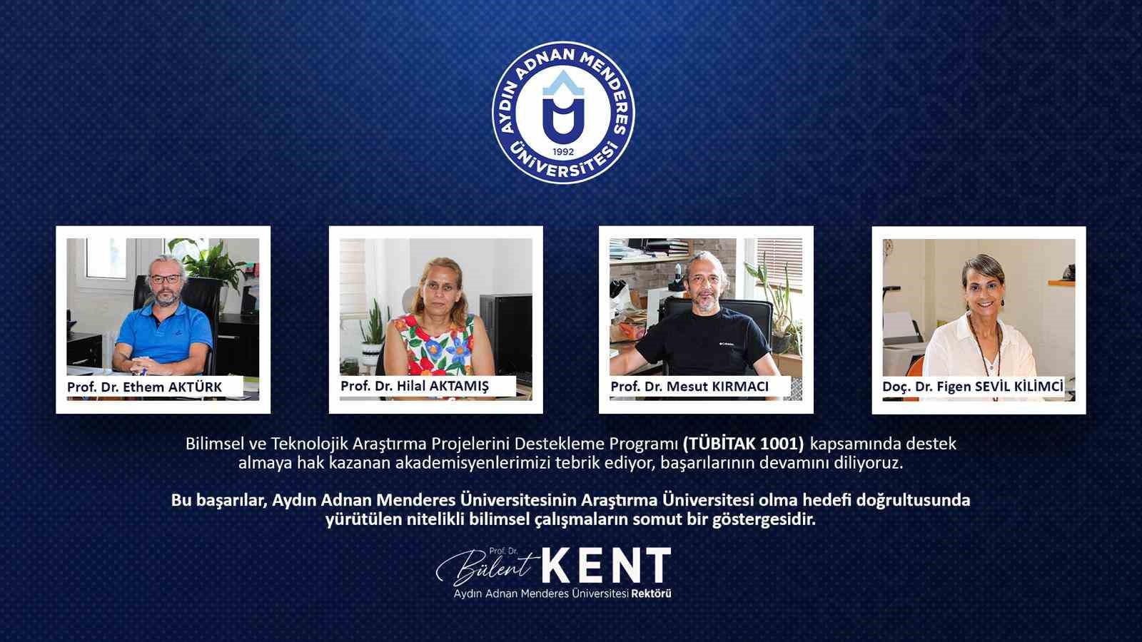 ADÜ’lü akademisyenlerden önemli başarı