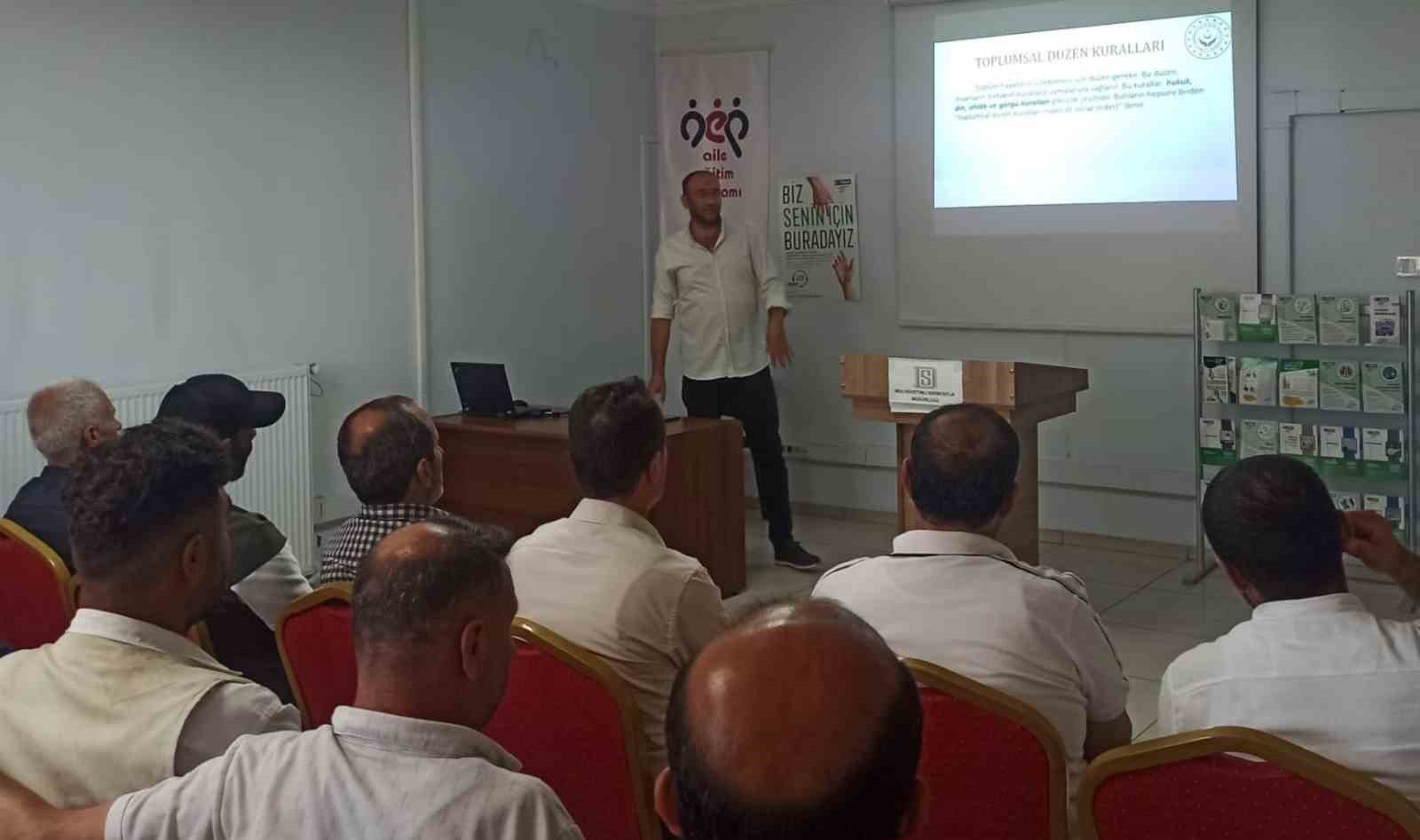 Muş’ta denetimli serbestlik yükümlülerine 