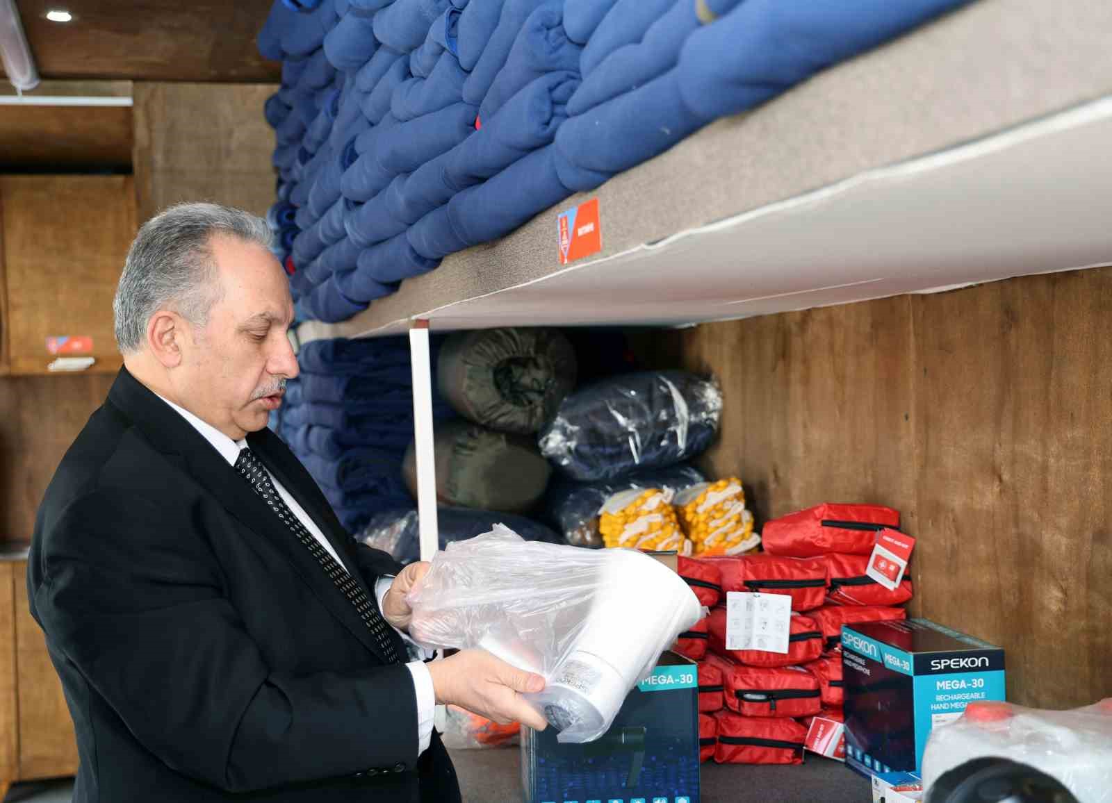 Talas’ta acil durum konteynerleri dikkat çekiyor
