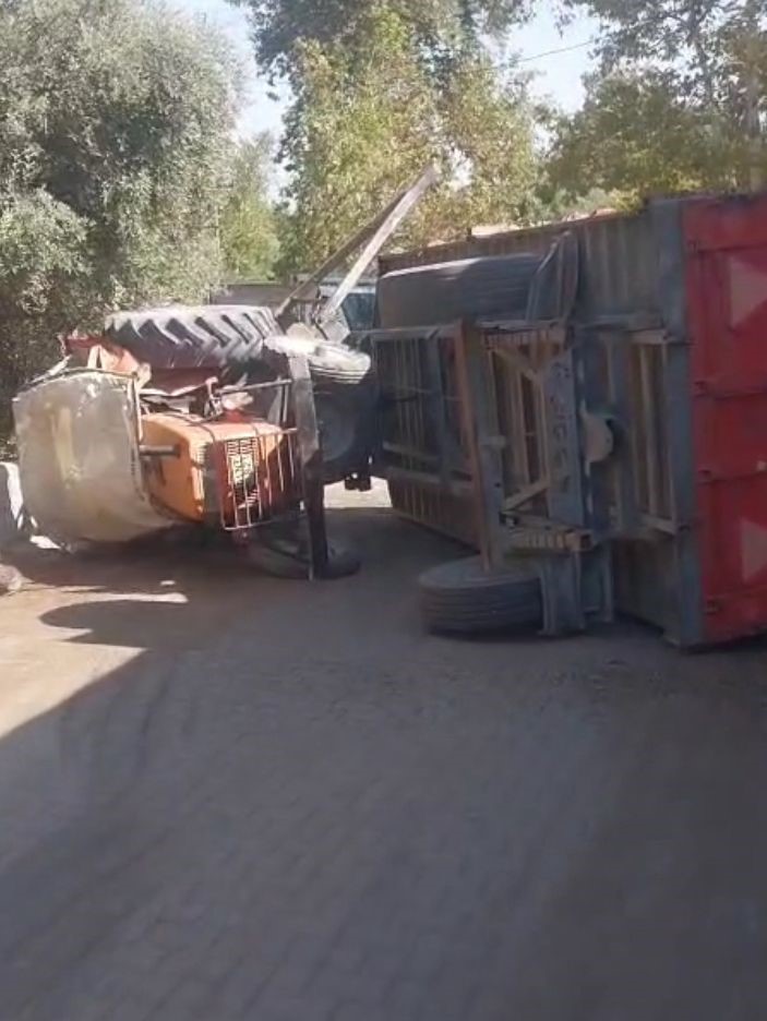 Kozan’daki traktör kazasında 1 kişi yaralandı