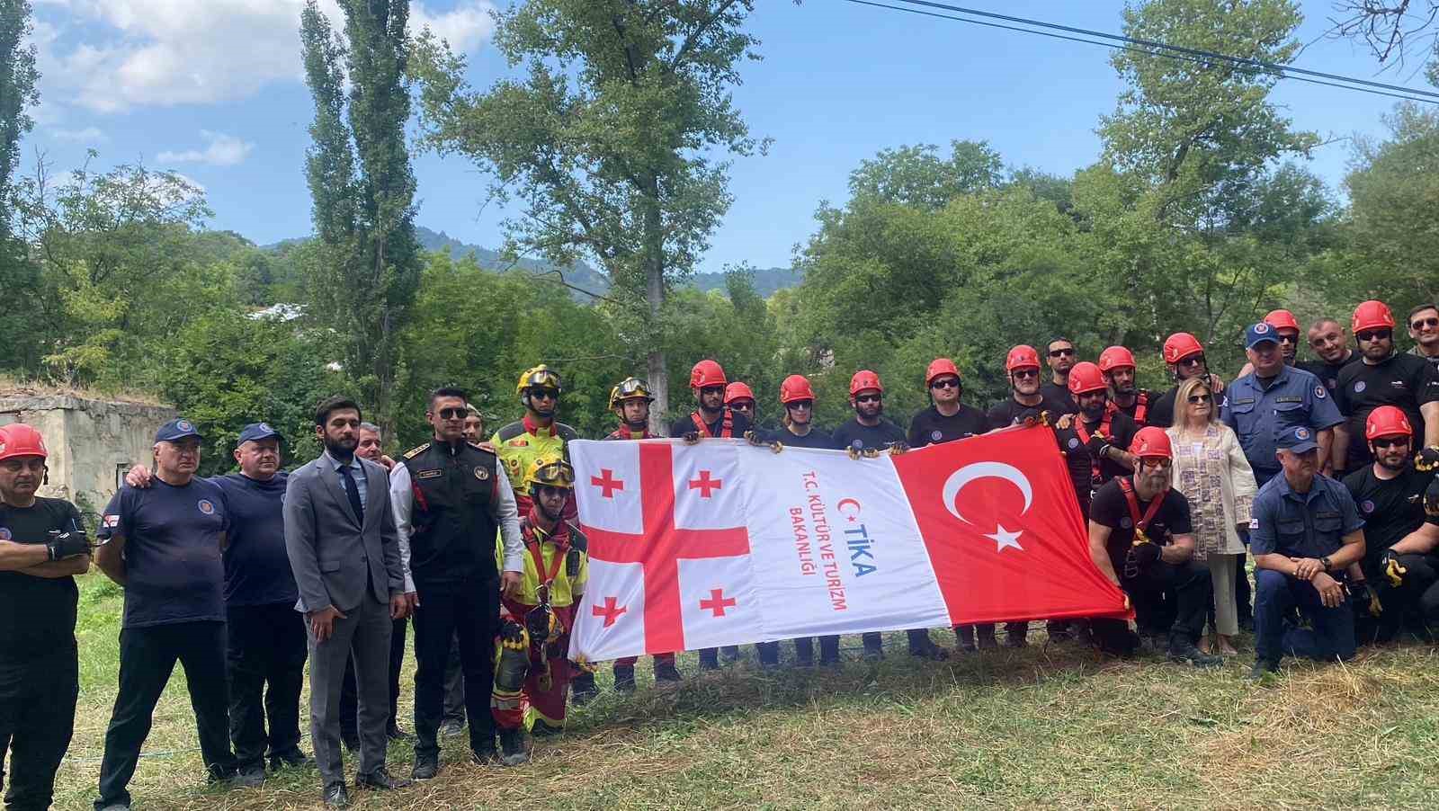 Konya İtfaiyesi, TİKA iş birliğiyle Gürcistan’da 