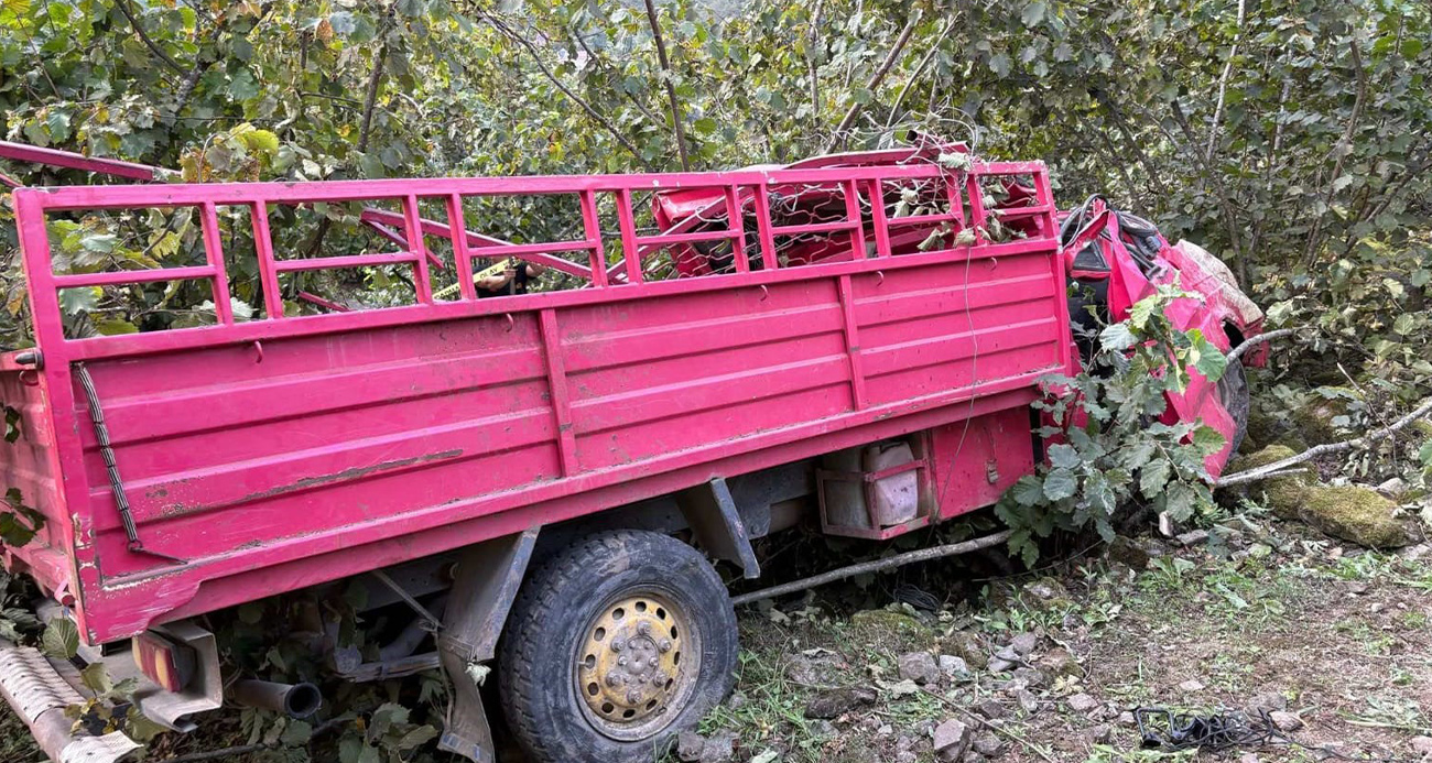 Giresun’da feci kaza!