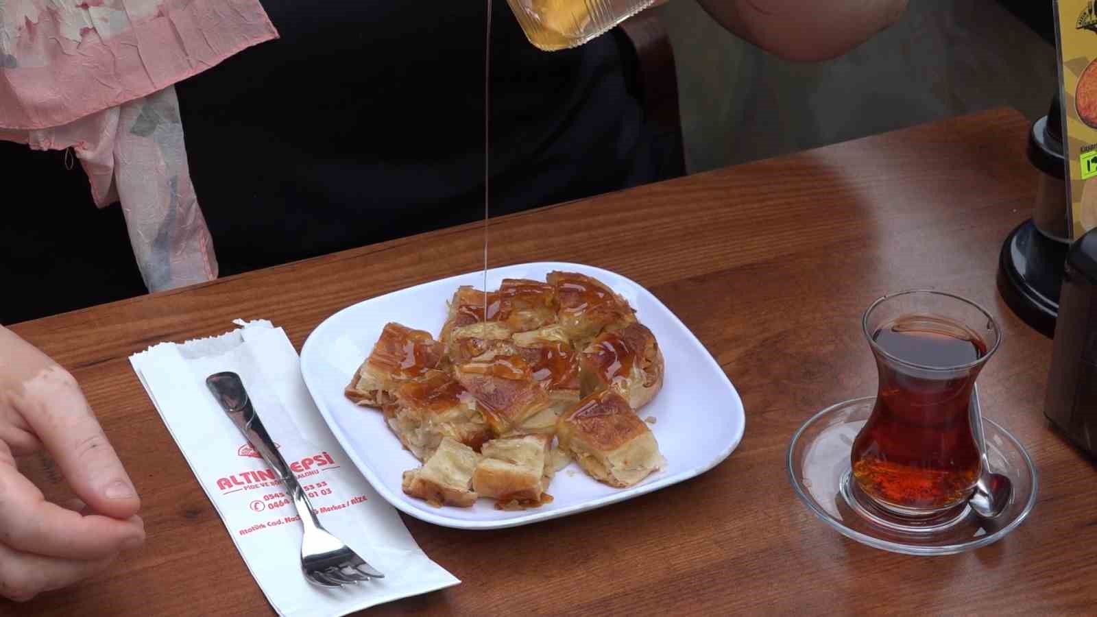 Anzer Balı böreğe girdi, ortaya bambaşka bir lezzet çıktı