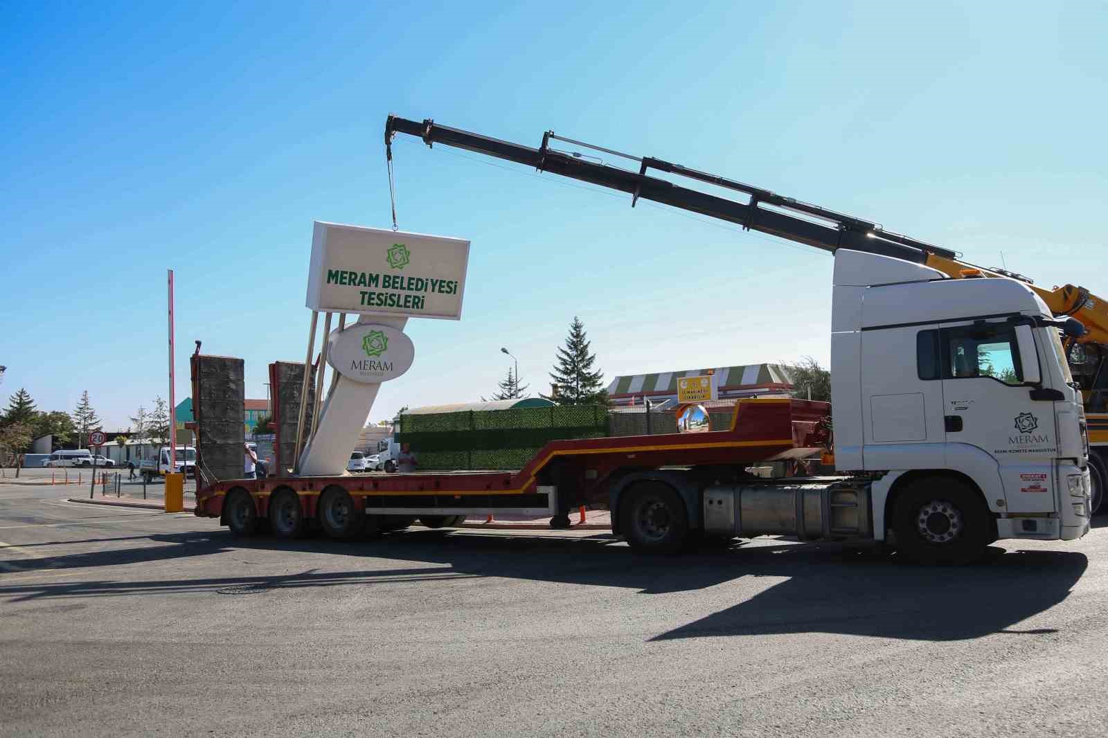 Meram Belediyesinden şehir estetiğine tam destek