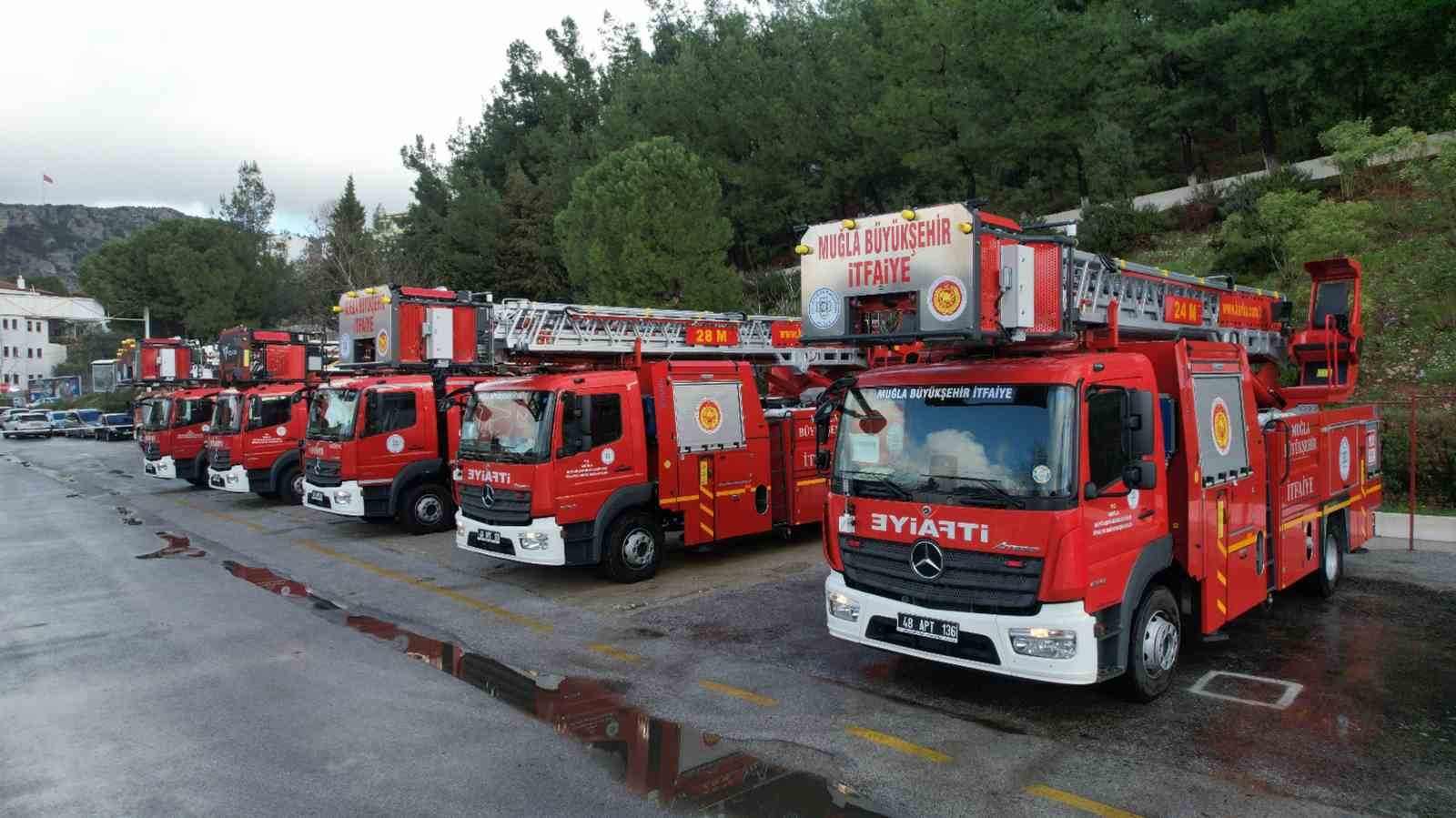 Büyükşehir İtfaiyesi’ne 72 yeni araç geliyor