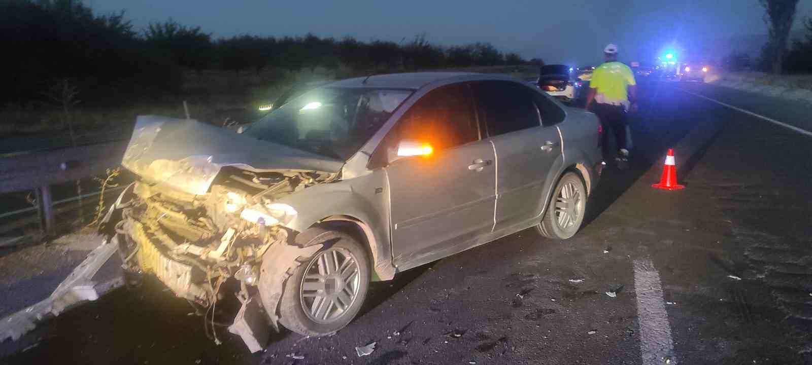 Malatya’da iki otomobil çarpıştı: 1 yaralı