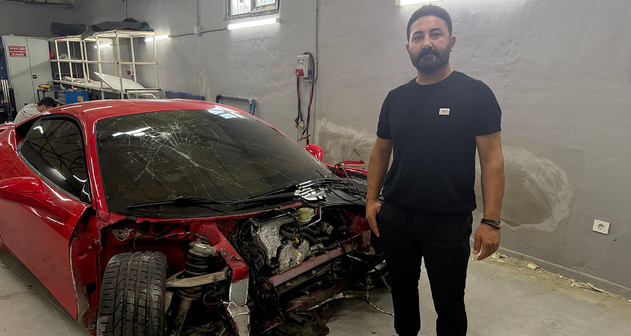 17 milyon liralık Ferrari kazasını yapan usta yaşananları anlattı