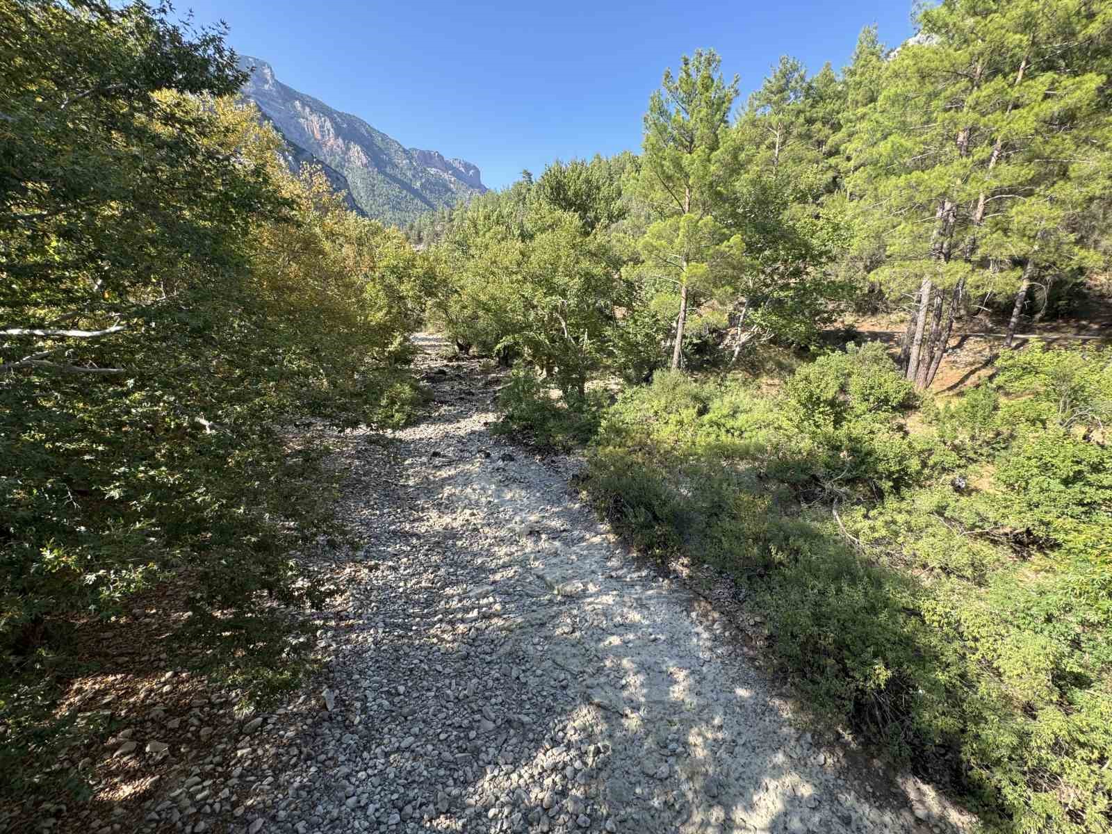 Üzümdere Irmağı kuraklığa yenik düştü, eski halinden eser kalmadı