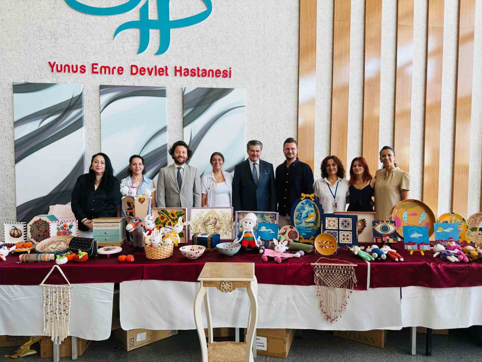 Yunus Emre Devlet Hastanesi’nde ’Geleneksel El Sanatları Sergisi’ açıldı