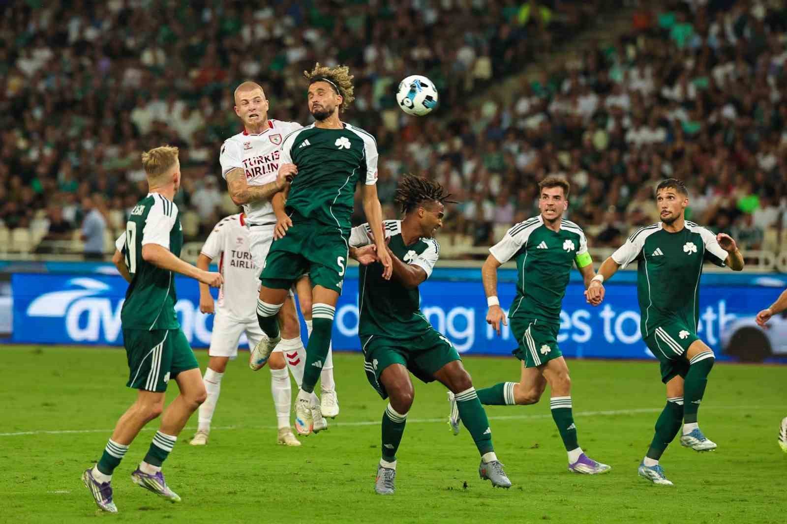 UEFA Avrupa Ligi: Panathinaikos: 2 - Samsunspor: 1 (Maç sonucu)