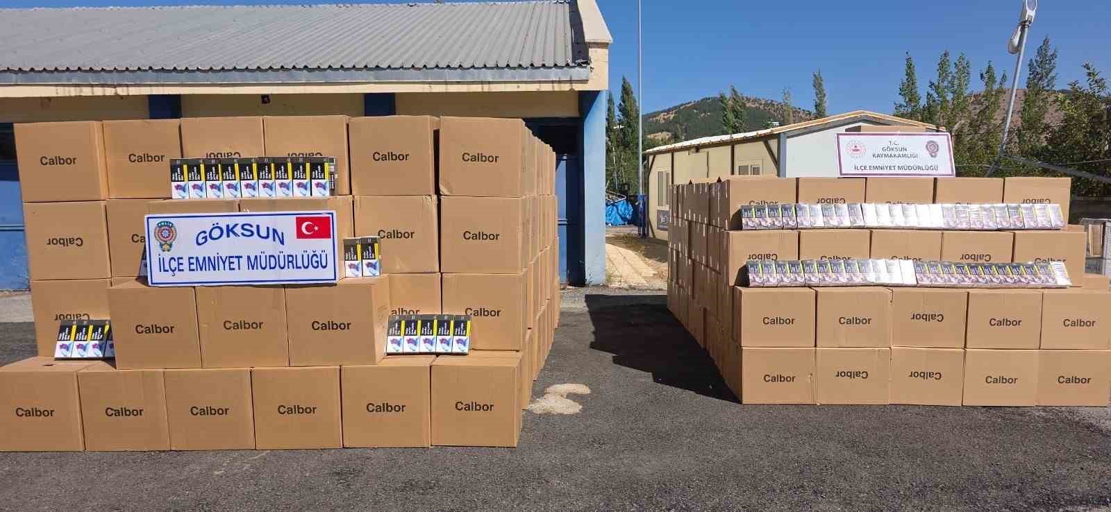 Kahramanmaraş’ta 6 milyon adet makaron ele geçirildi