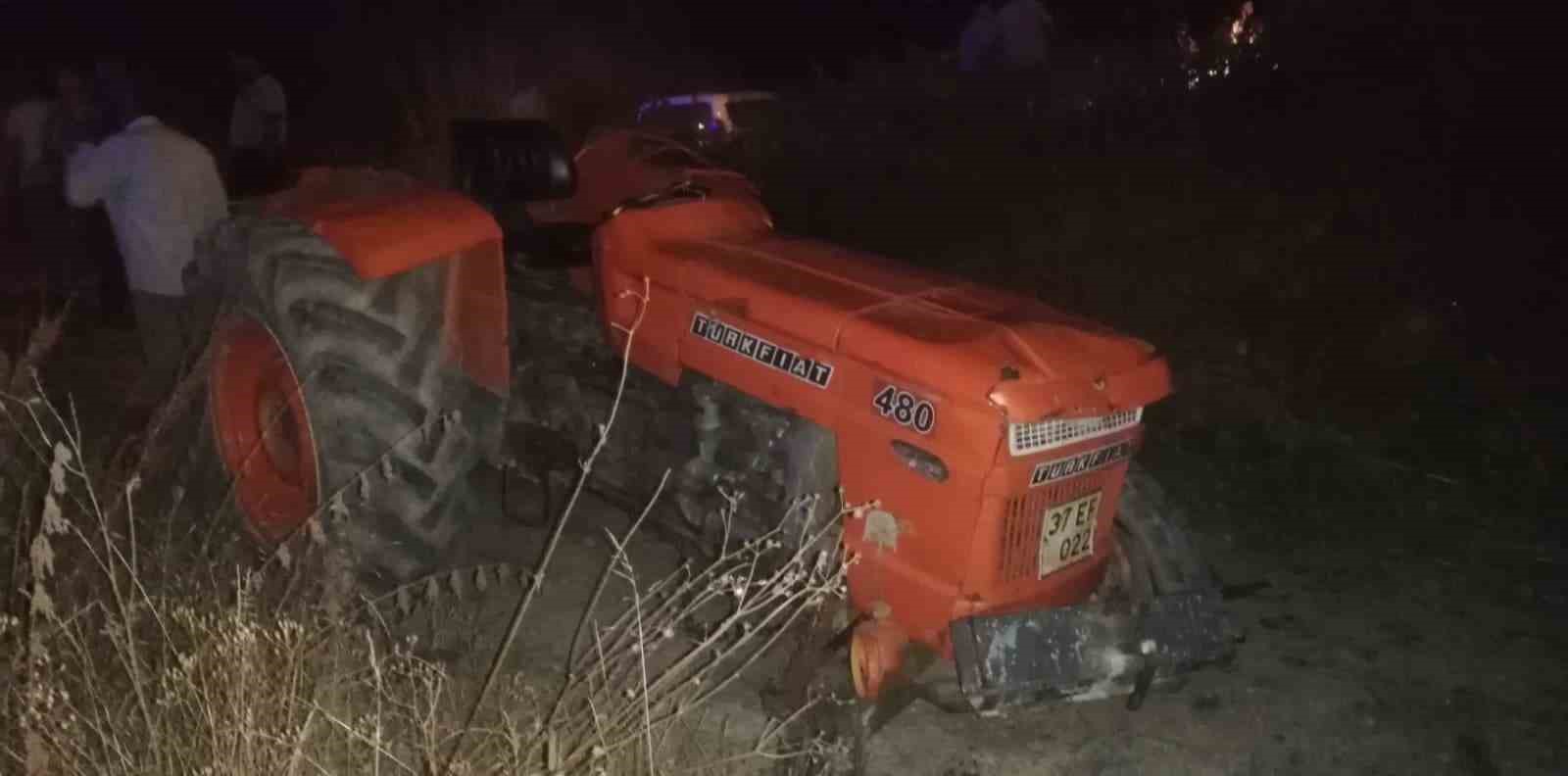 Kastamonu’da traktör kazası: 1 yaralı