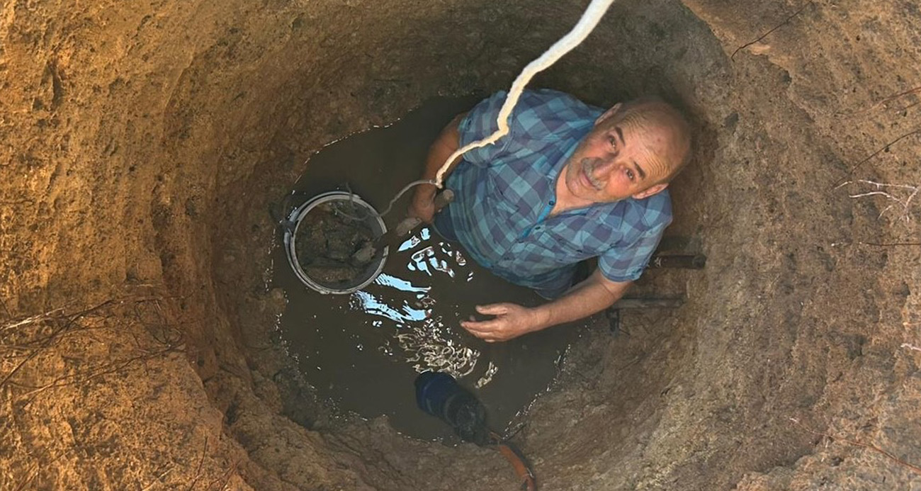 Konyalı çiftçi: 80 yıllık kuyumuzda ilk kez su bitti