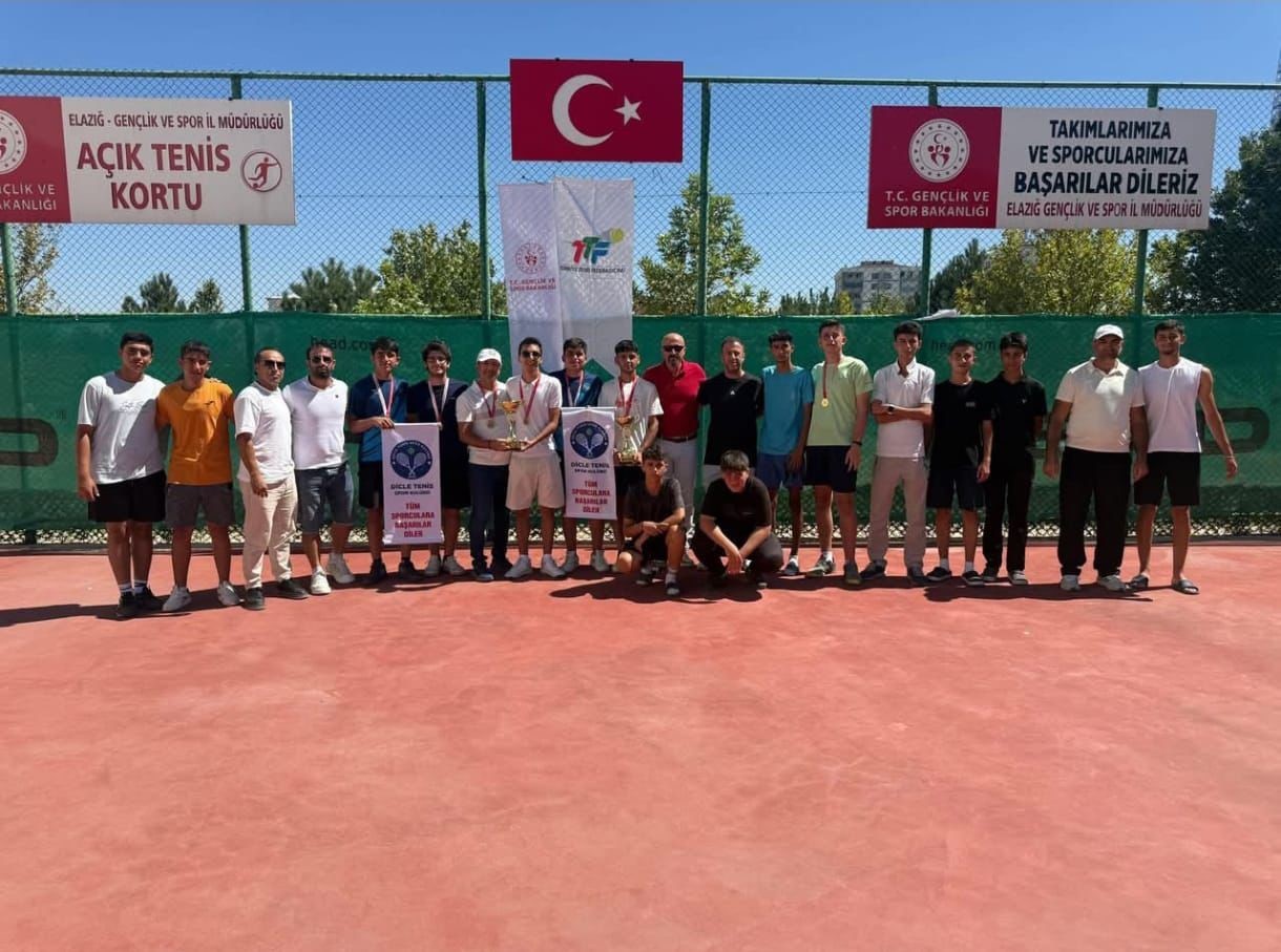 Elazığ’da tenis heyecanı tamamlandı