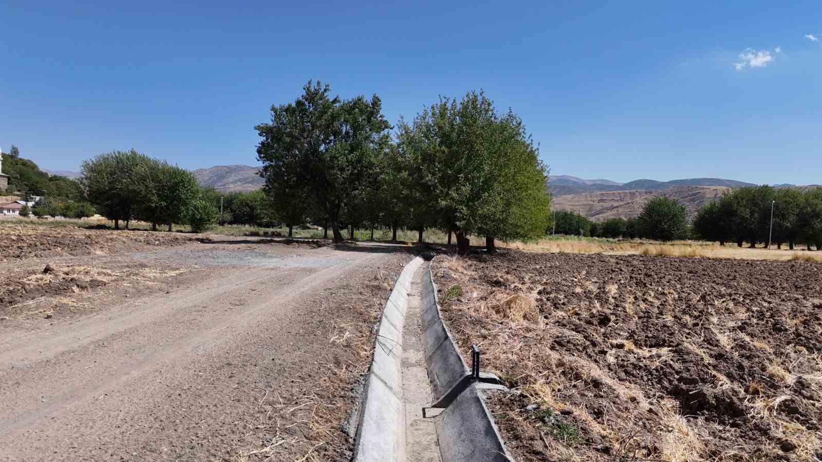 Palu’da sulama suyu tesisi tamamlandı