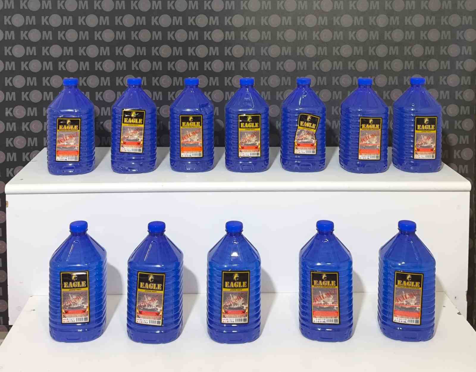 Kırıkkale’de kaçak alkol operasyonu: 60 litre etil alkol ele geçirildi