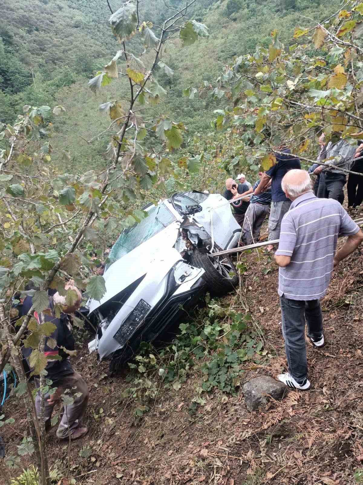 Giresun’da feci kaza: 1 ölü, 2 yaralı