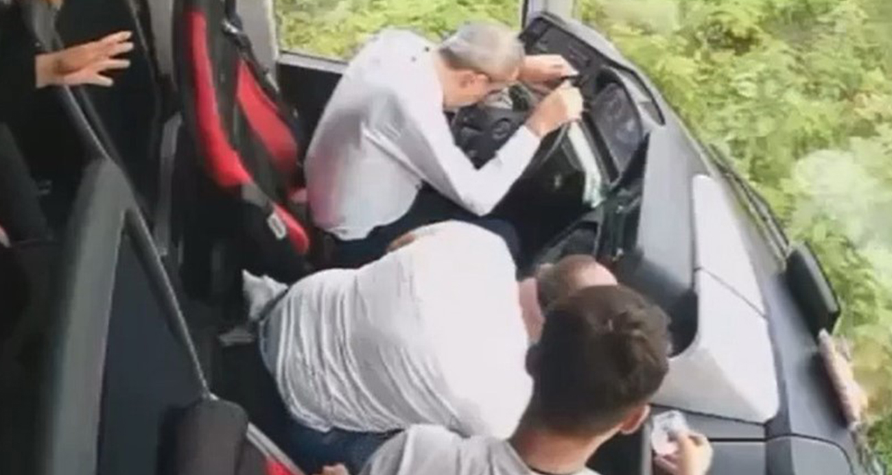 Otobüs kazasında yeni görüntüler ortaya çıktı!