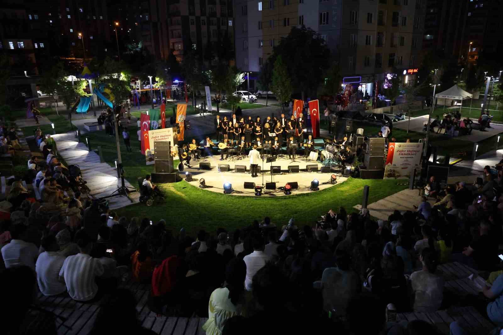 Talas’ta zafer coşkusu sanat müziği konseriyle zirve yaptı