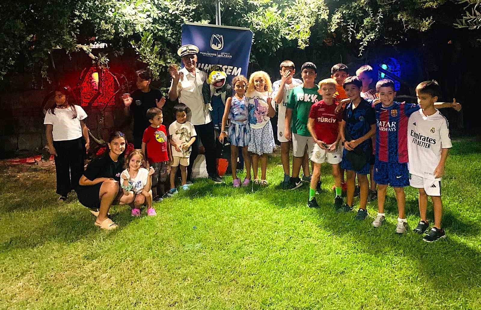 Yunusemre’de çocukların yüzü güldü