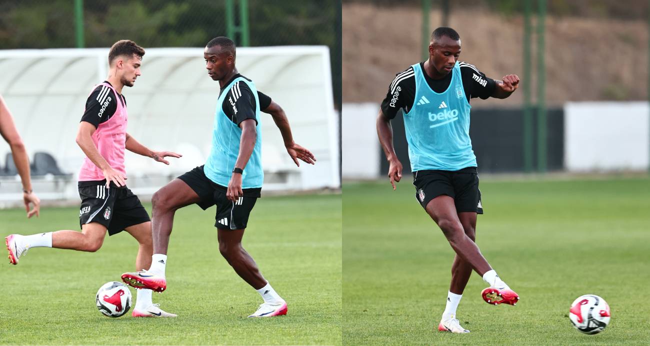 Tiago Djalo, Beşiktaş formasıyla ilk antrenmanını yaptı