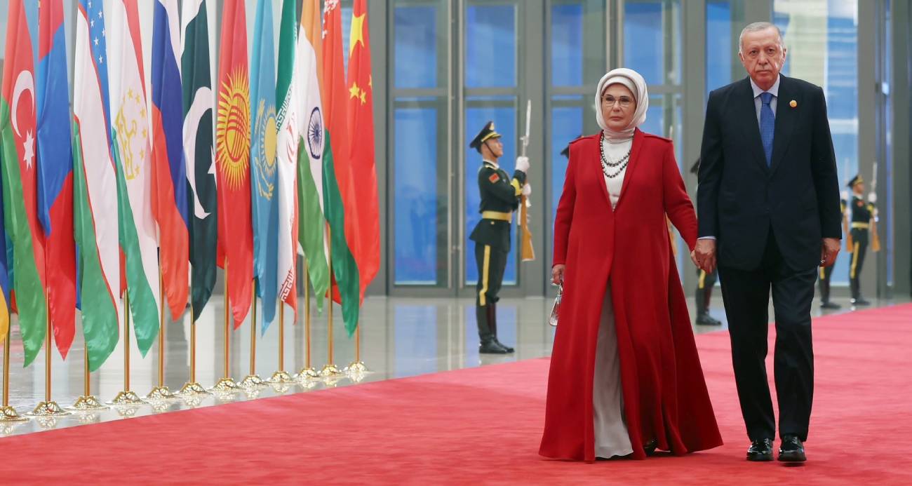 Cumhurbaşkanı Erdoğan, ŞİÖ Zirvesi'nde akşam yemeğine katıldı