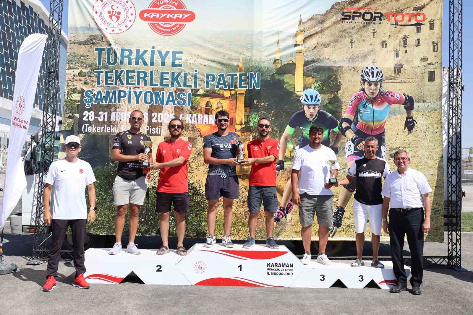 Karaman’da düzenlenen ‘Tekerlekli Paten Türkiye Şampiyonası’ sona erdi