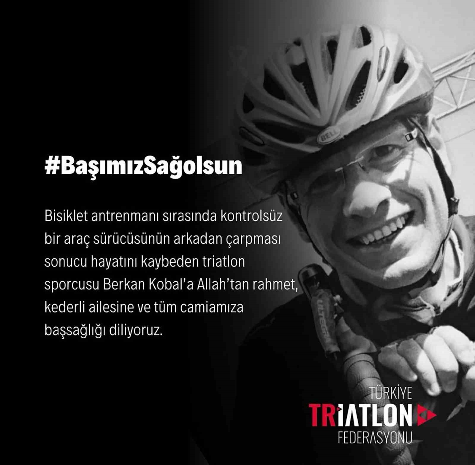 Triatlon sporcusu Berkan Kobal hayatını kaybetti