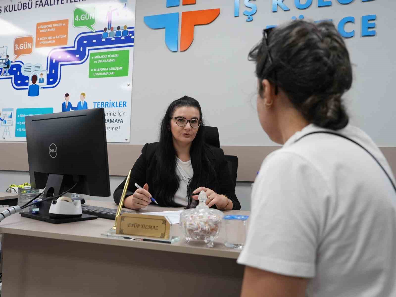 Düzce’de 8 bin kişi kendilerine uygun işlere yönlendirildi