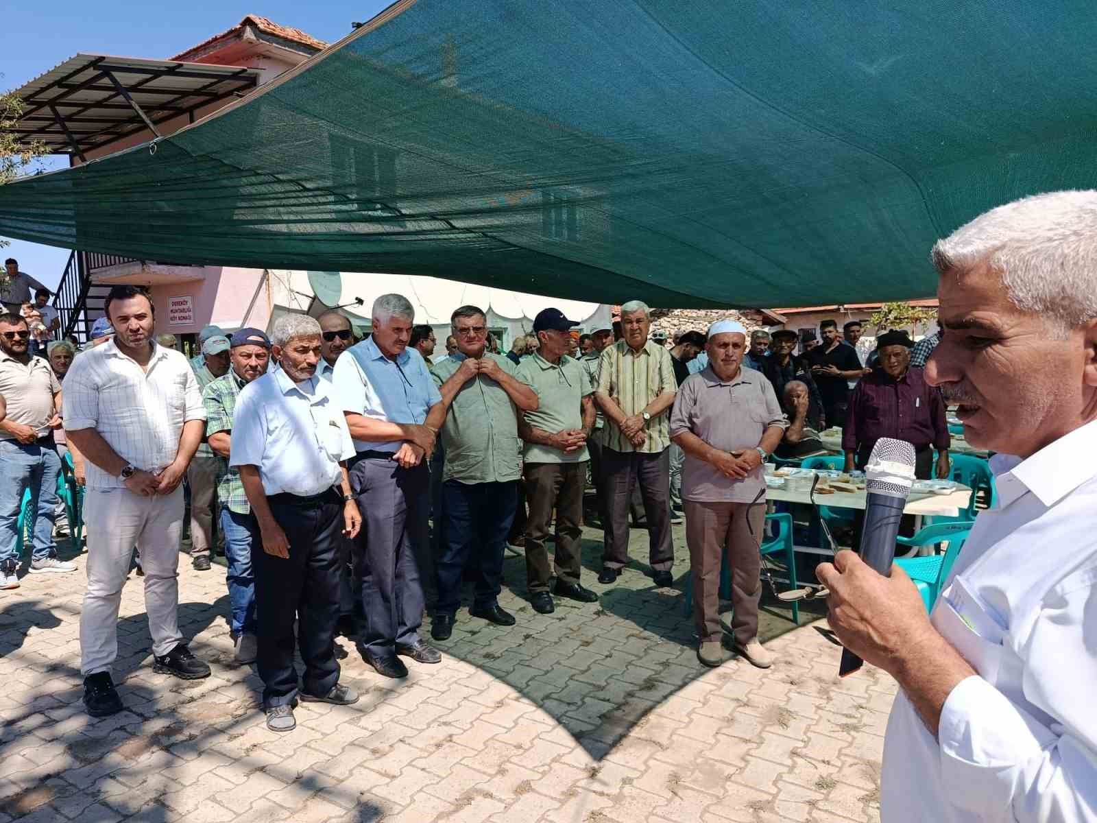 Simav Dereköy’de büyük hayır ve yağmur duası