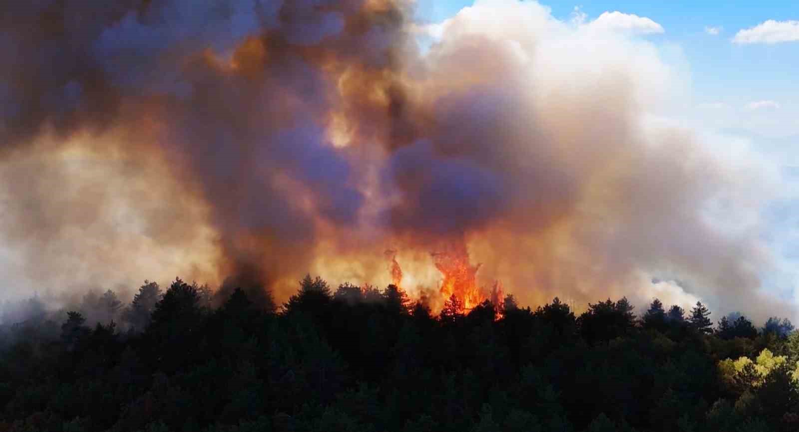 Karabük’teki yangın 48 saattir devam ediyor
