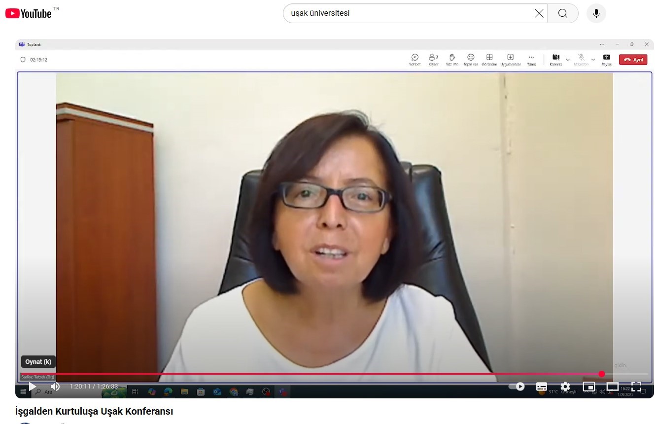 Uşak Üniversitesi’nden 1 Eylül Uşak’ın Kurtuluş yıldönümü konferansı