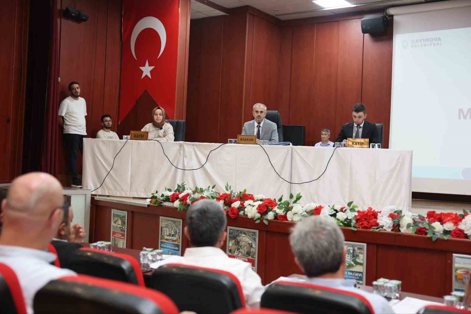 Çayırova Belediyesi eylül ayı meclis toplantısı yapıldı