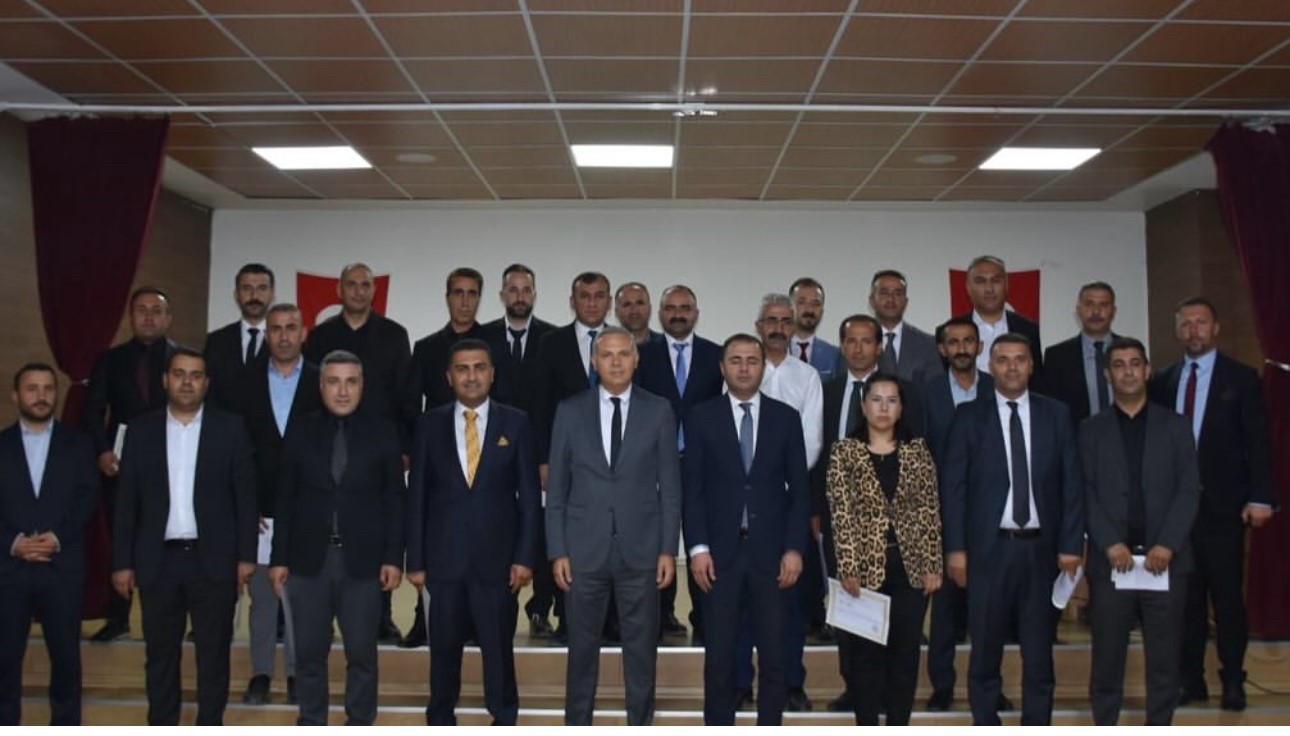 Kaymakam Mustafa Akın, okul müdürleriyle bir araya geldi