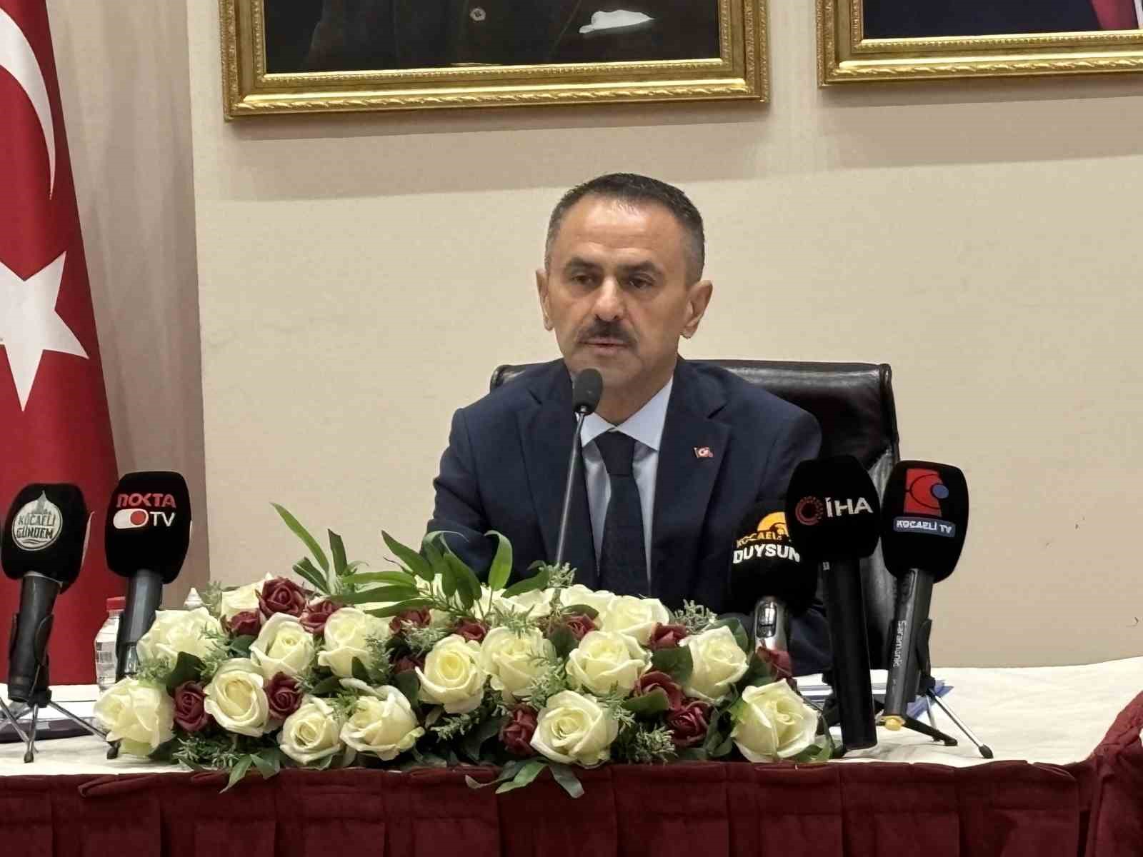 Kocaeli Valisi Aktaş: Suç oranında azalma görülmüştür