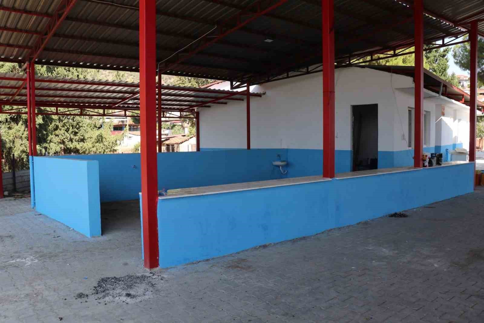 Bozdoğan Belediyesi sosyal tesislerde yenileme çalışmalarına devam ediyor