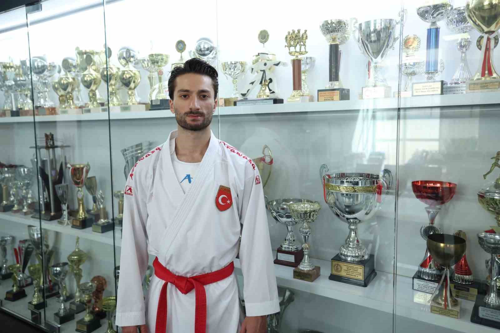 Avrupa şampiyonu milli karateci Özer’in hedefi dünya şampiyonluğu