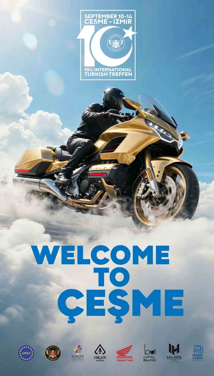 Dünyanın en büyük motosiklet etkinliklerinden Goldwing Treffen Çeşme’de