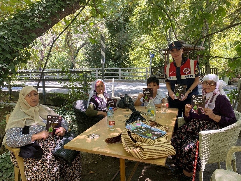 Köşk’te jandarmadan orman yangınlarına karşı bilgilendirme