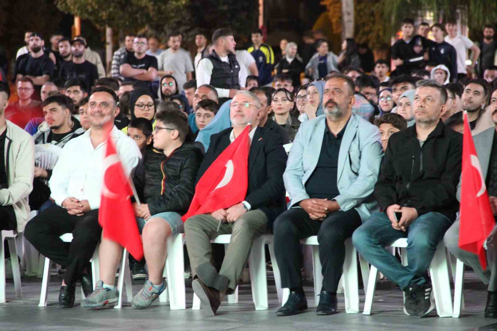 Çorum milli maç coşkusu