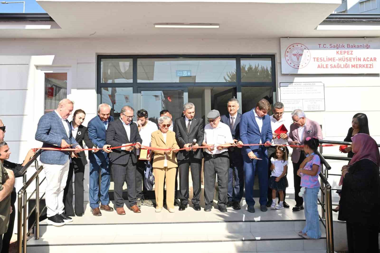 Kepez Teslime - Hüseyin Acar Aile Sağlığı Merkezi hizmete açıldı