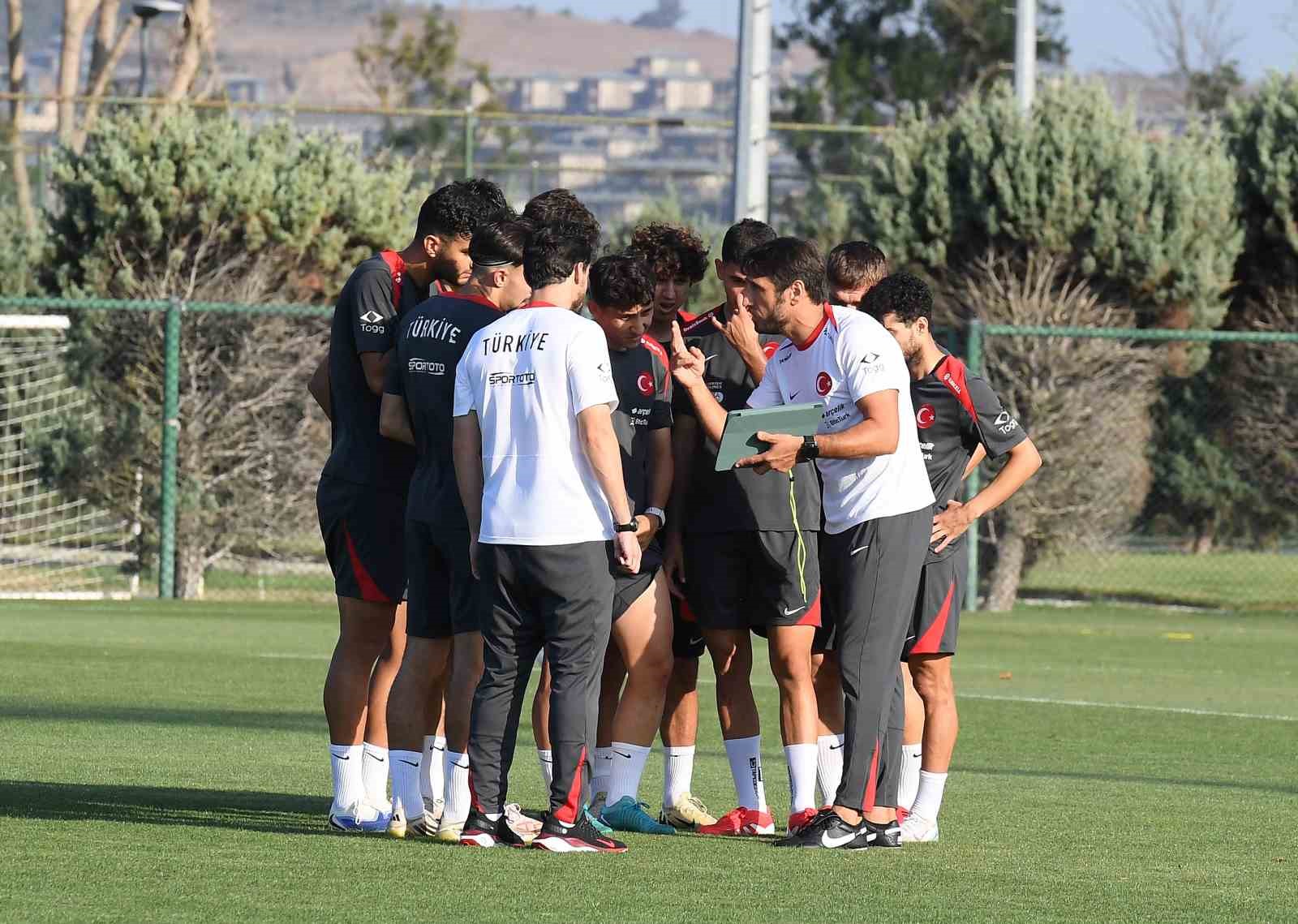 Ümit Milli Futbol Takımı, Hırvatistan maçının hazırlıklarını sürdürdü