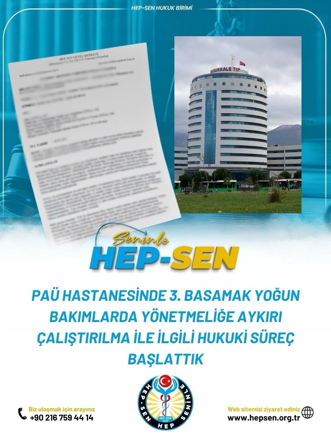 Hemşireler PAÜ Hastanesi’ne mevzuata aykırılık davası açtı