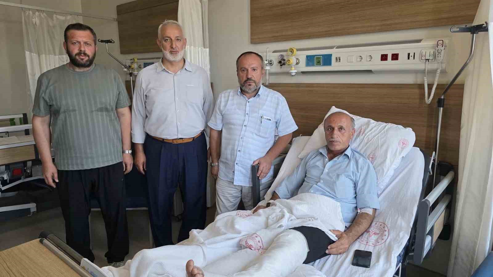 Mahalleye su almaya gelen grup imamı darp etti