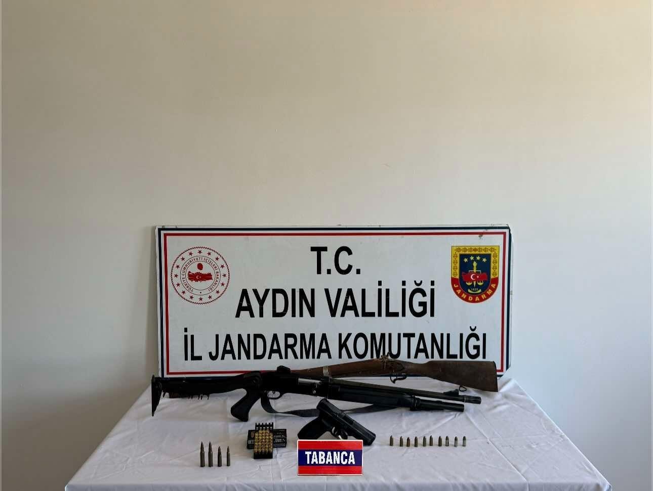 Nazilli’de jandarmadan silah operasyonu