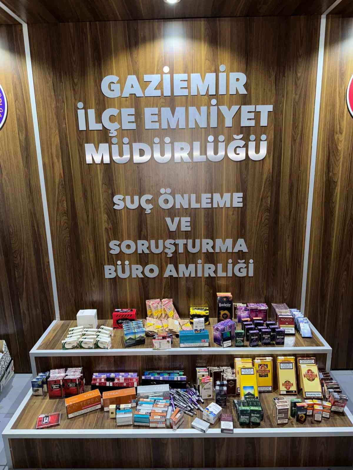 İzmir’de kaçakçılık operasyonu