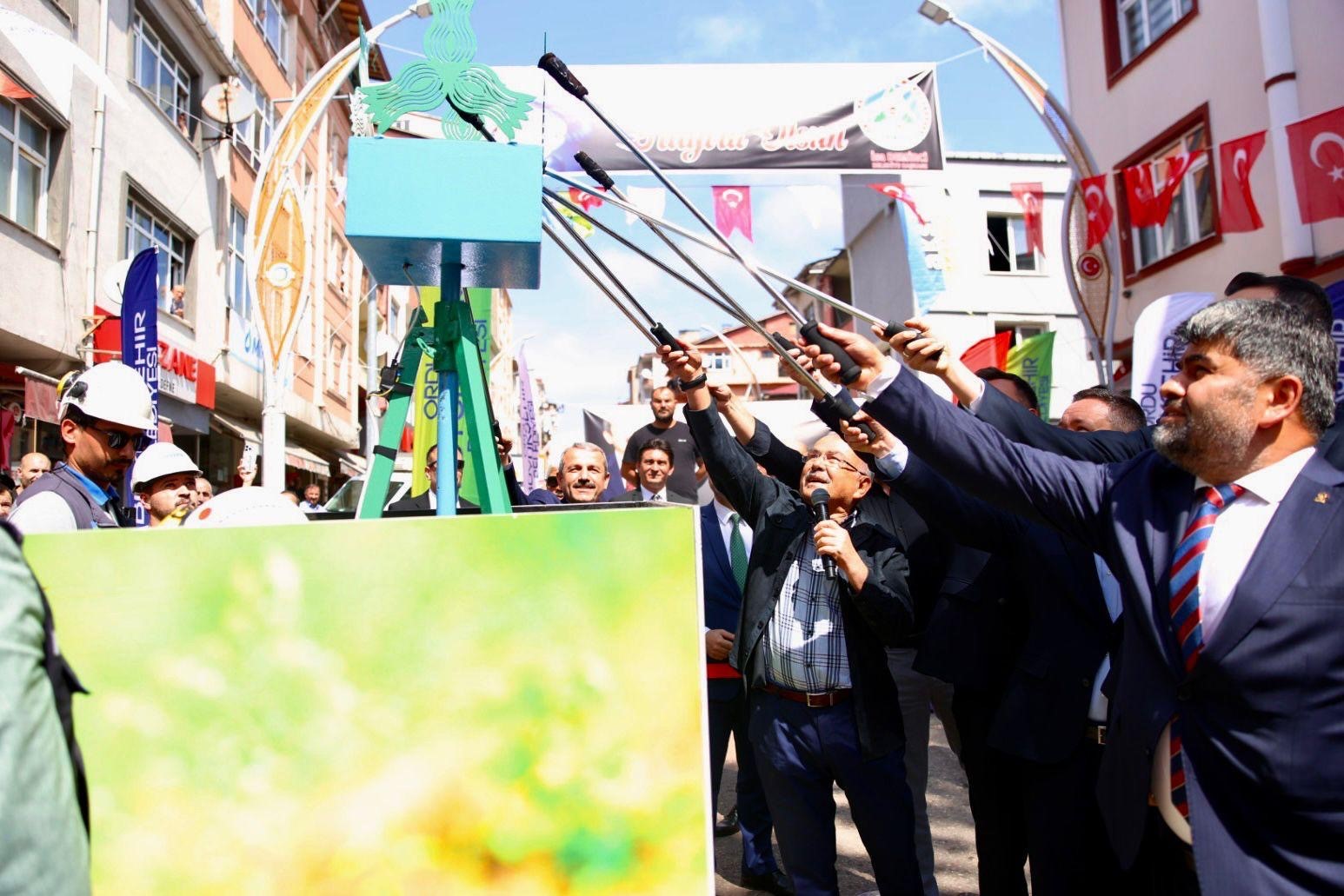 Akkuş’ta doğalgaz sevinci