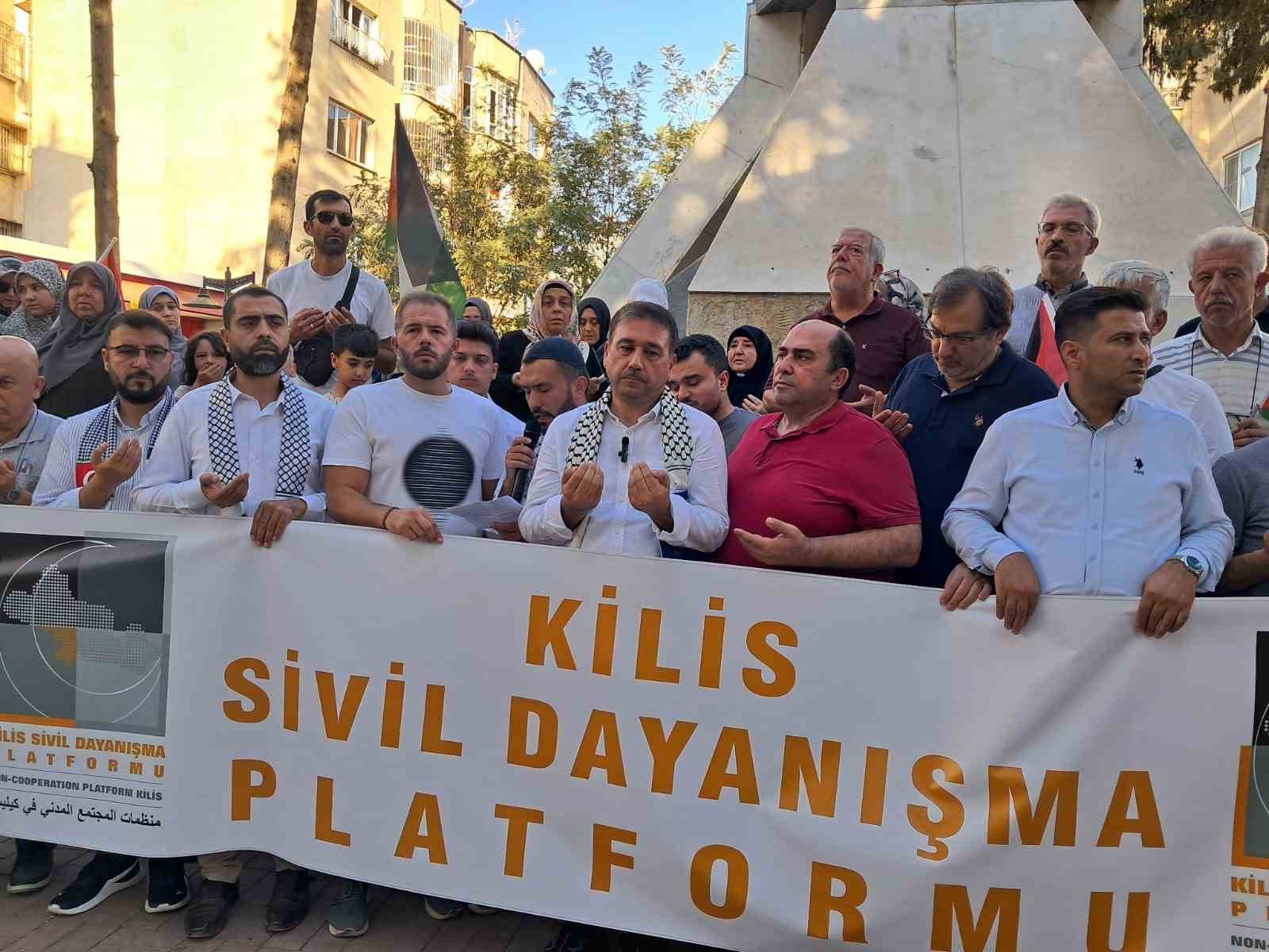 Kilis’ten Gazze’ye destek çağrısı