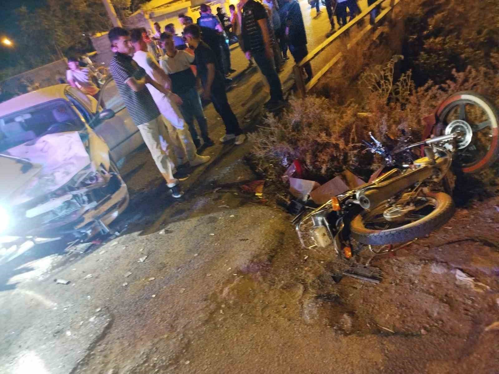 Iğdır’da otomobil ile motosiklet çarpıştı: 2’si ağır 3 yaralı