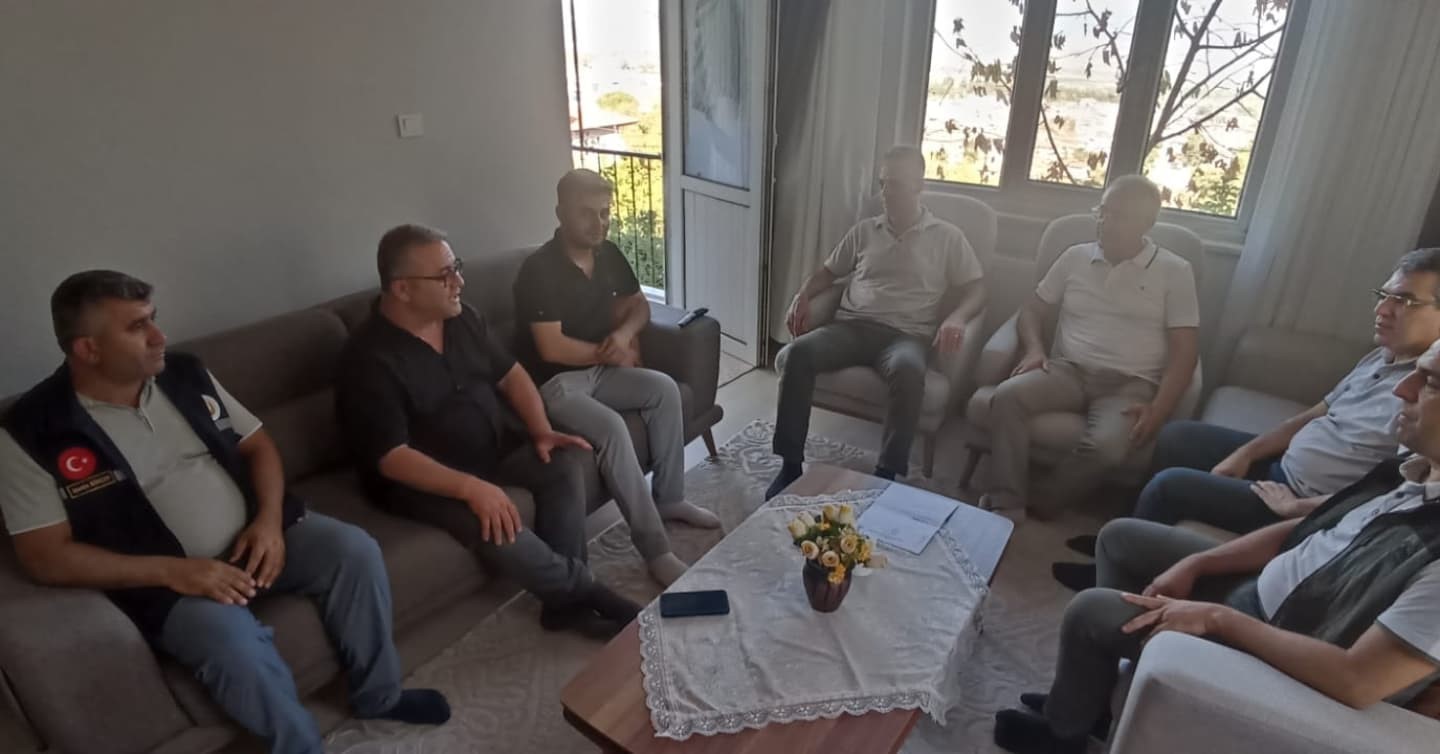 Orman Bölge Müdürü Köle, Buldan yangınıyla mücadele ederken yaralanan personeli ziyaret etti